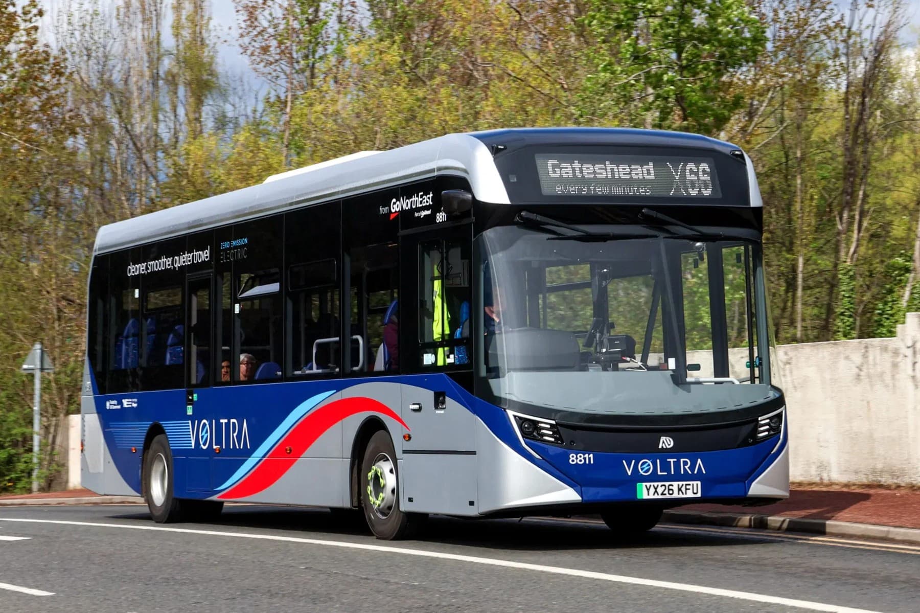 AD Enviro2000EV buses enter UK passenger service for first time