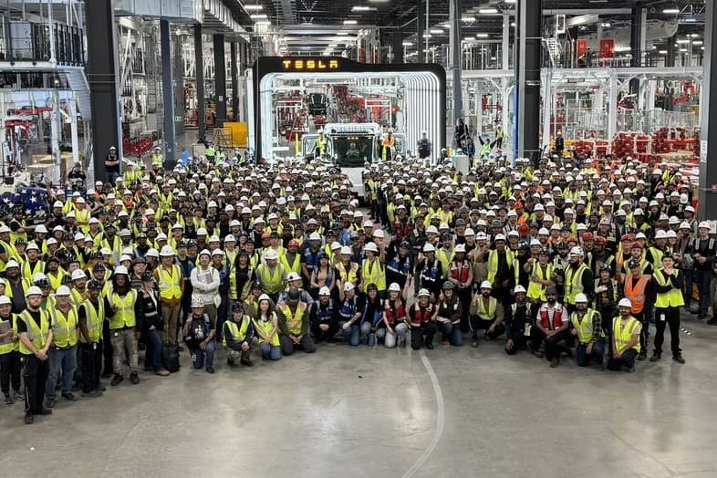 Tesla unveils its first mass-produced electric truck