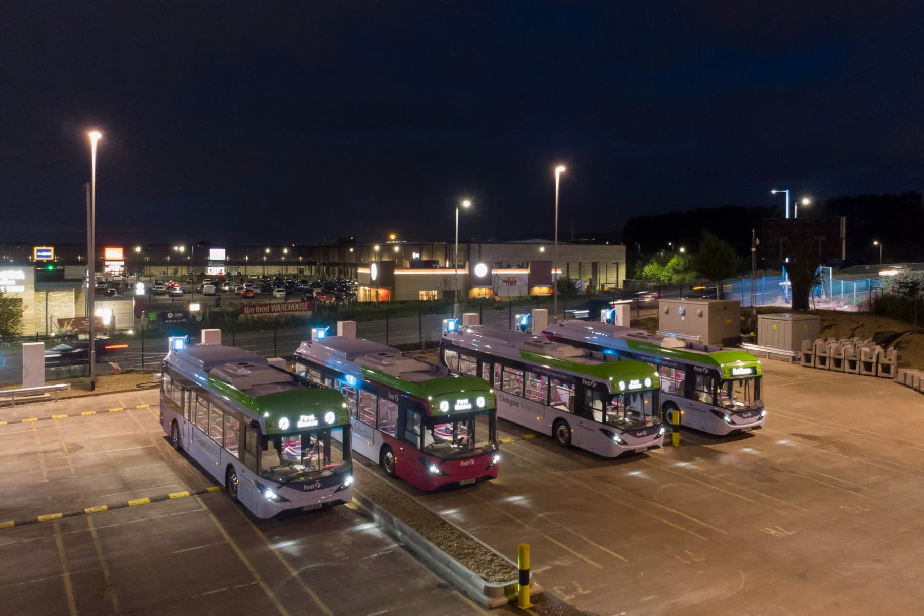 First Bus uses electric bus depots to support the grid